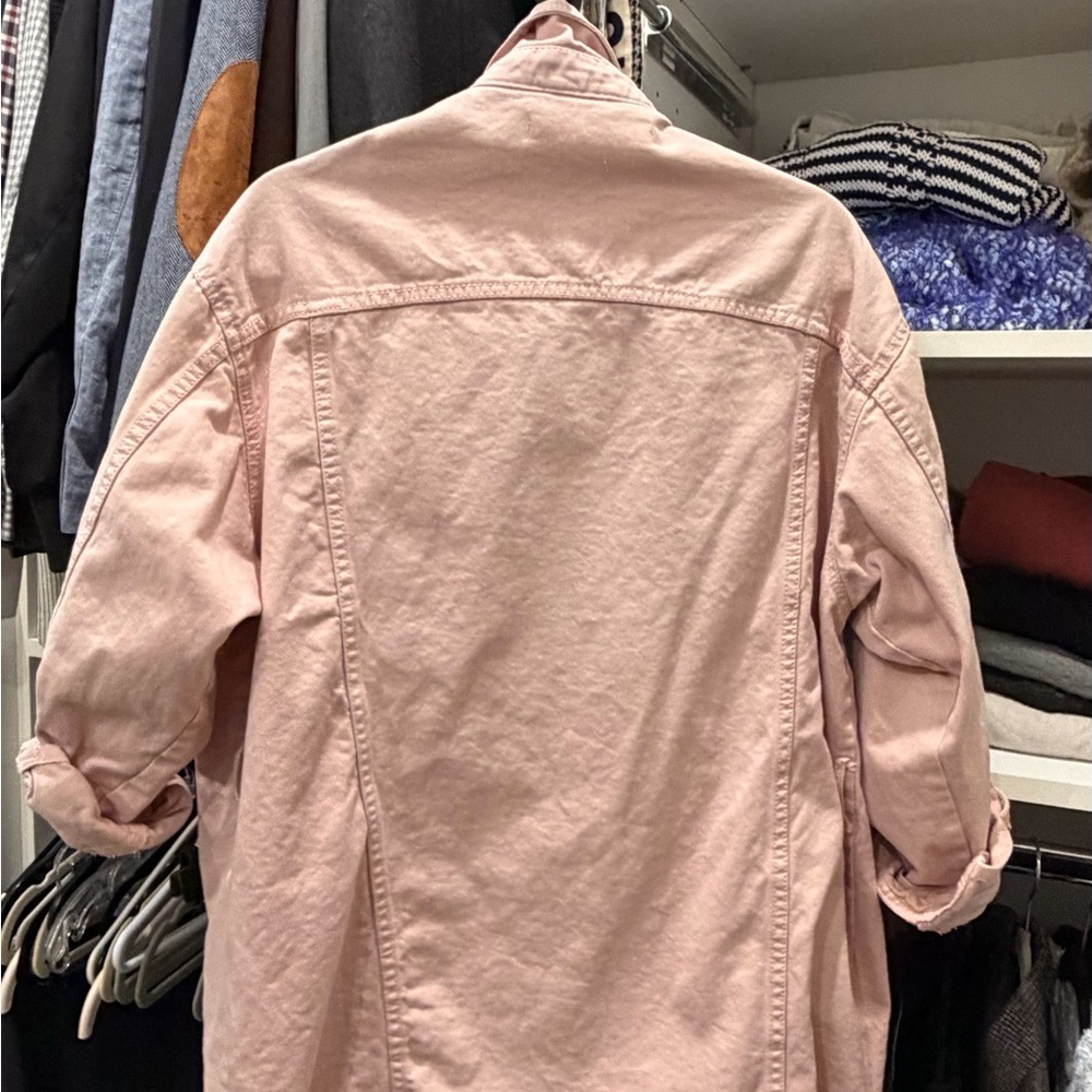 Zara Light Pink Jean Jacket - Picture 3 of 7
